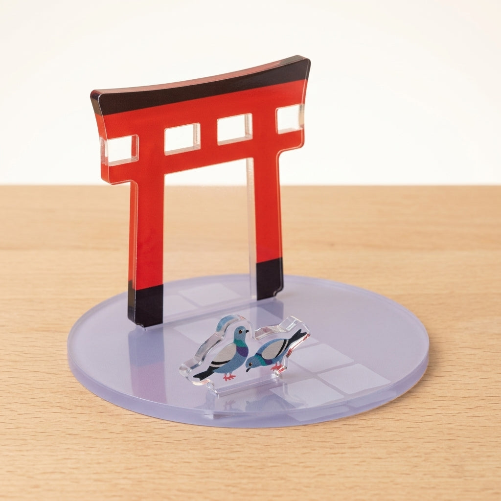 Acryl Smartphone-Ständer Torii – Japanisches Tor-Motiv