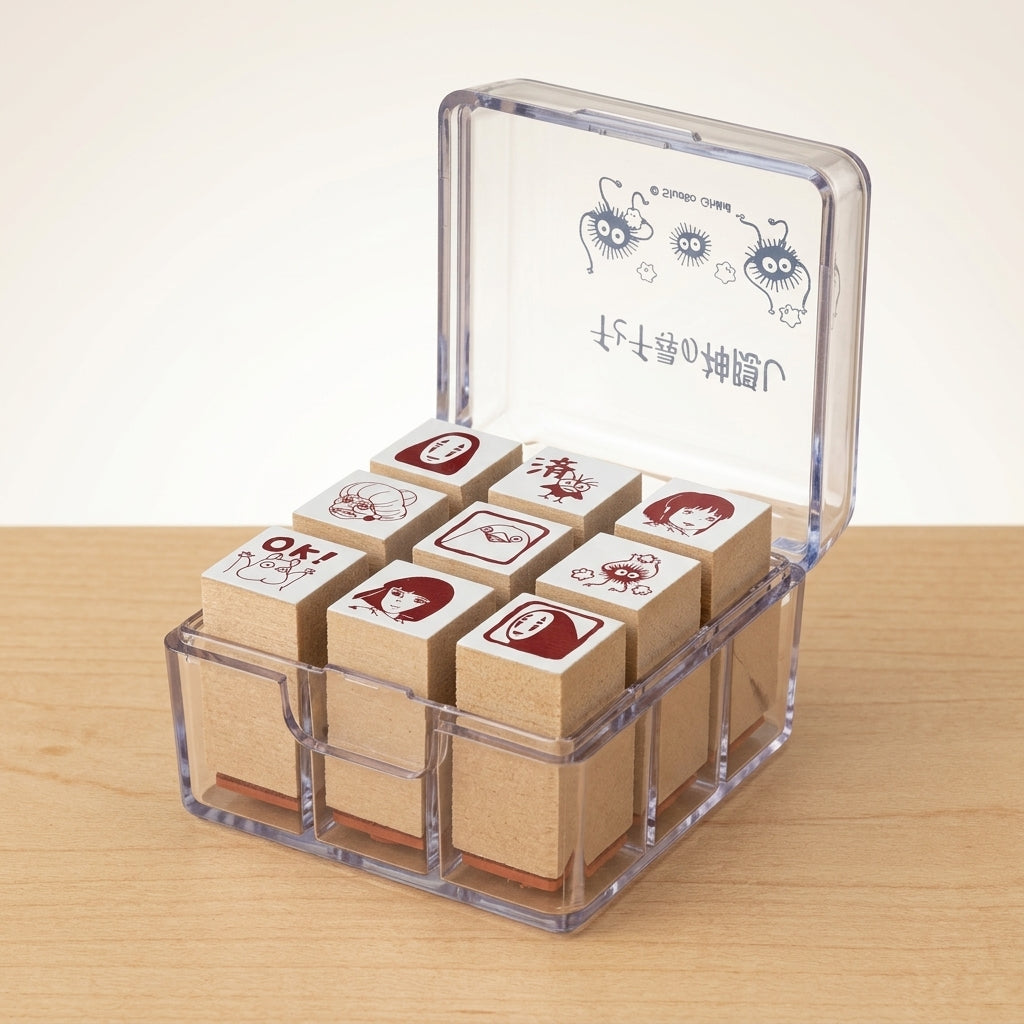 Studio Ghibli – Chihiros Reise ins Zauberland Check Stempel Set (9 Stempel)