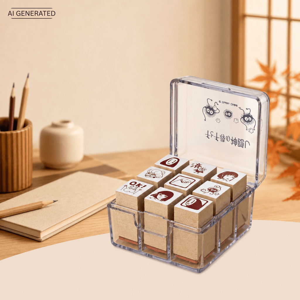 Studio Ghibli – Chihiros Reise ins Zauberland Check Stempel Set (9 Stempel)