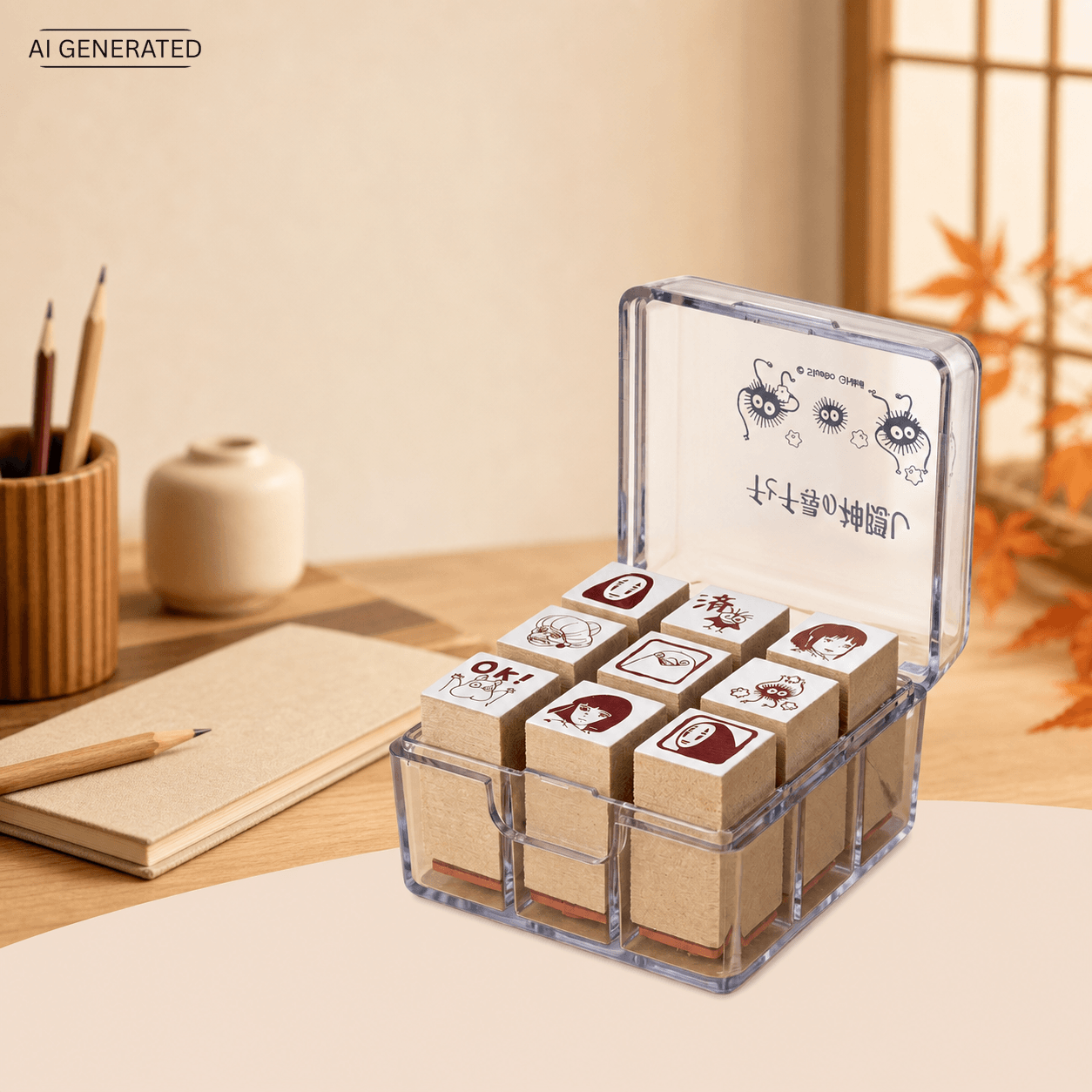 Studio Ghibli – Chihiros Reise ins Zauberland Check Stempel Set (9 Stempel)