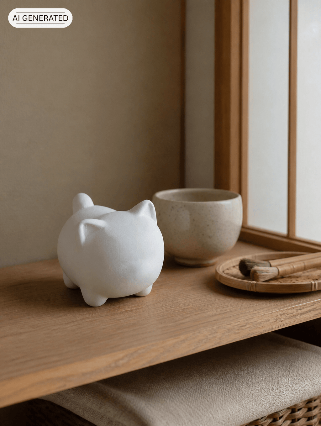 Hariko-Inu - Nurie Mascot Figur zum Bemalen