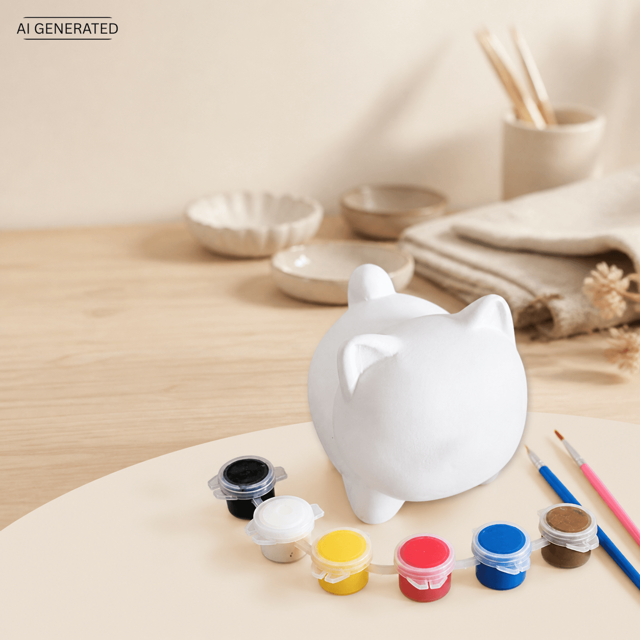 Hariko-Inu - Nurie Mascot Figur zum Bemalen