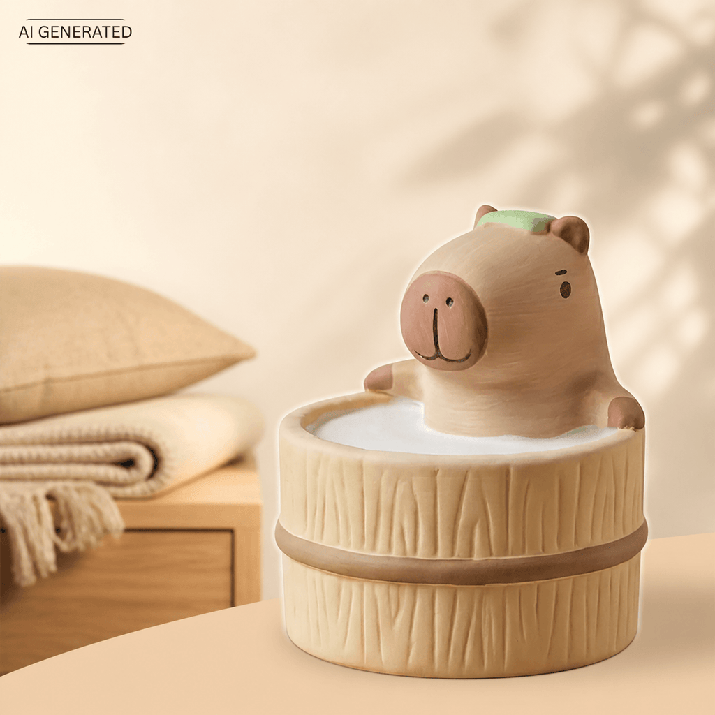 Yururi Biyori Aromafigur Capybara (Wasserschwein) im Onsen