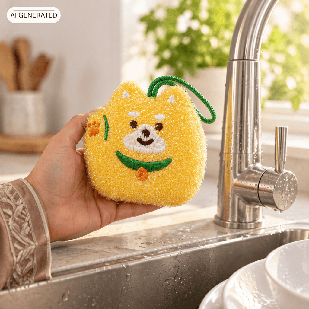 Reinigungsschwamm Maneki Shiba Inu