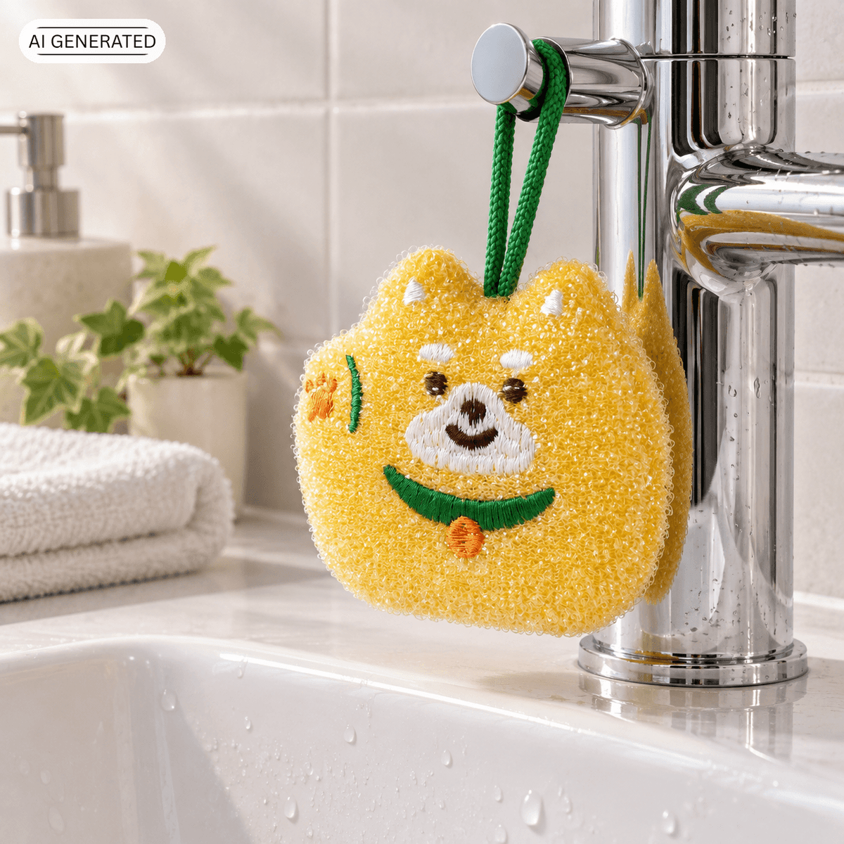 Reinigungsschwamm Maneki Shiba Inu