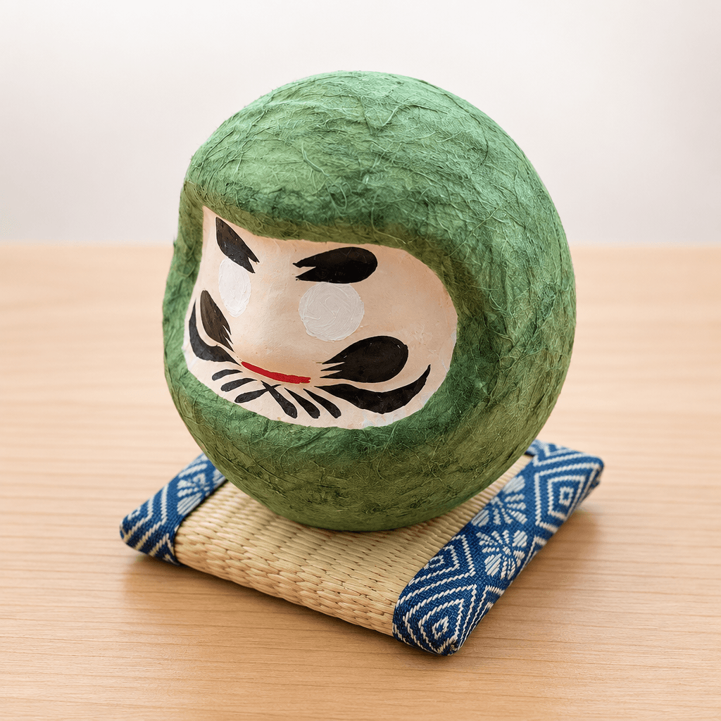 Daruma aus Washi: handgefertigter Glücksbringer aus Japan