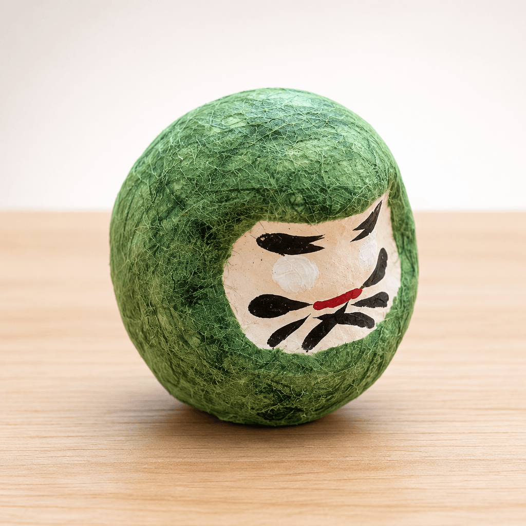 Daruma aus Washi: handgefertigter Glücksbringer aus Japan