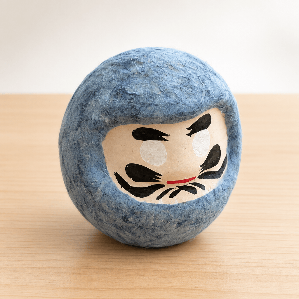 Daruma aus Washi: handgefertigter Glücksbringer aus Japan