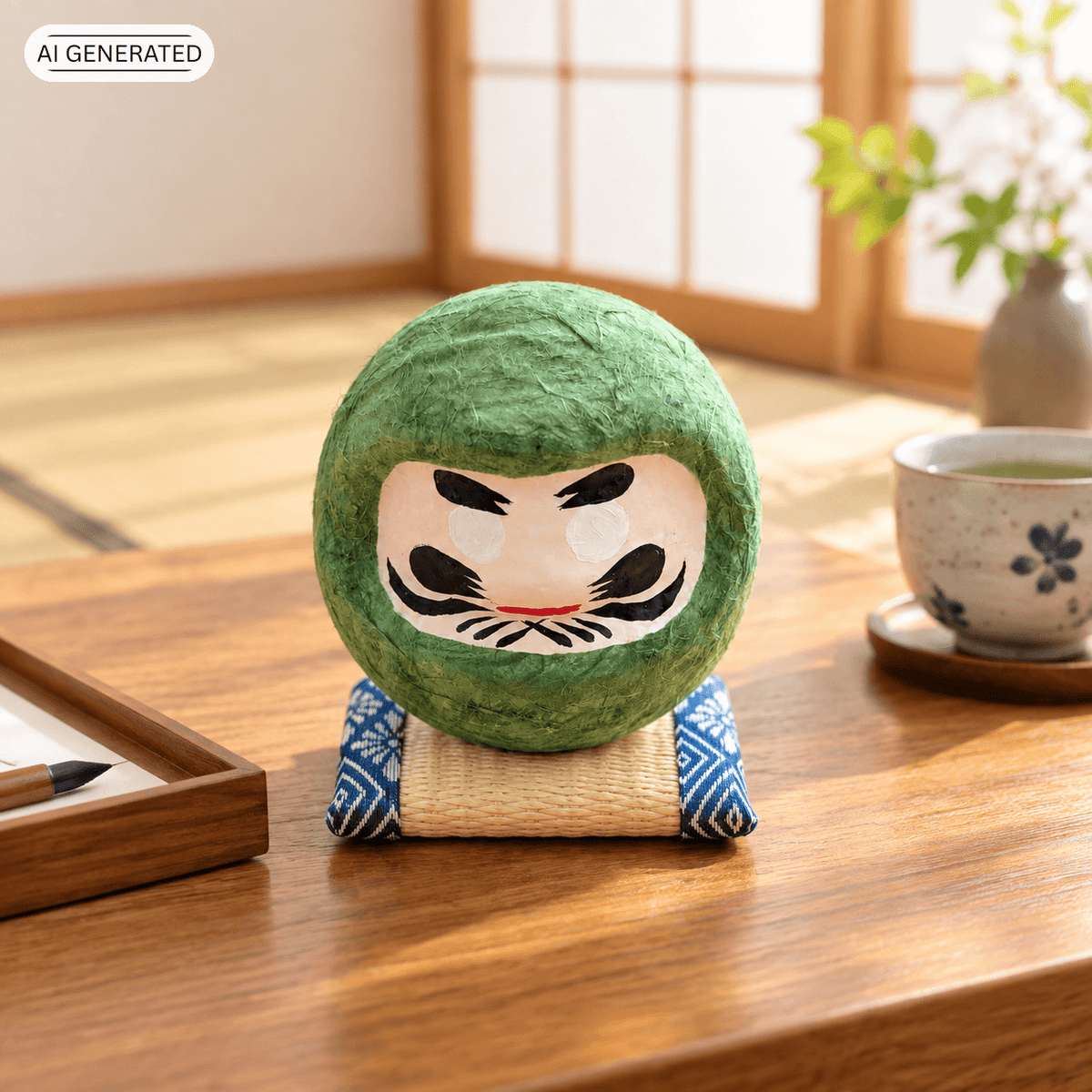 Daruma aus Washi: handgefertigter Glücksbringer aus Japan