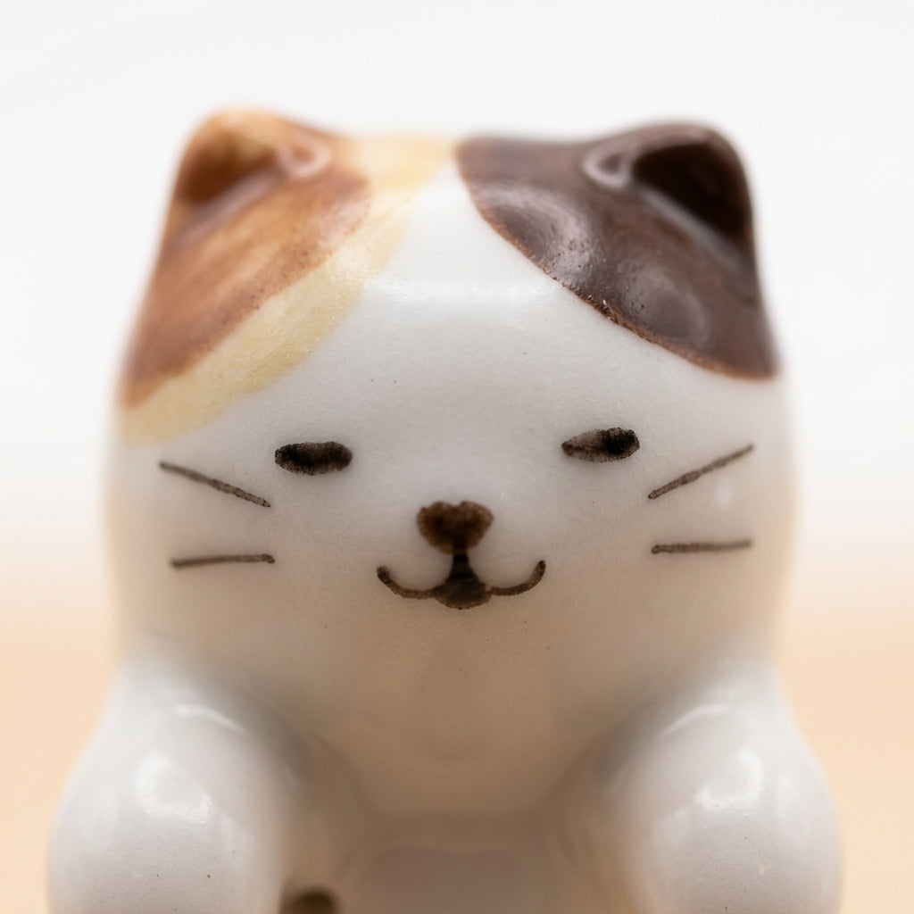 Keramik-Löffel japanische Glückskatze Mike-neko
