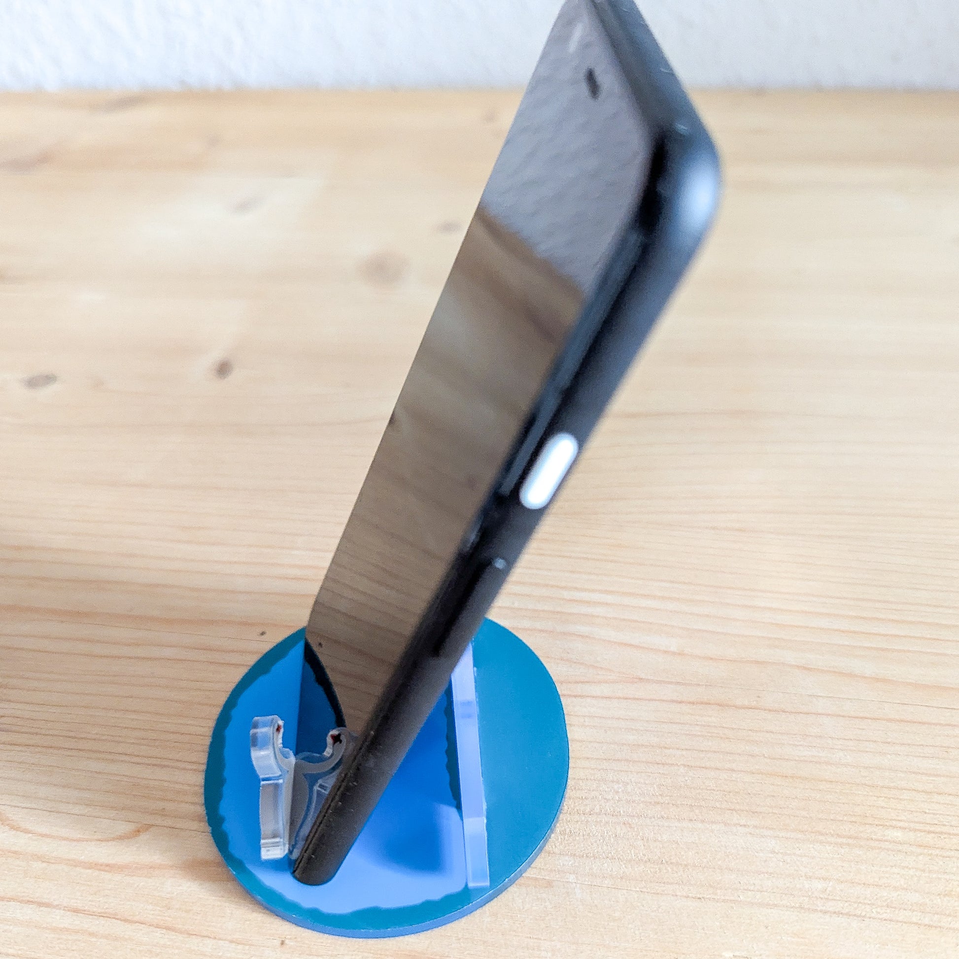 Acryl Smartphone-Ständer Fuji-san – Mount-Fuji-Design mit Schwan