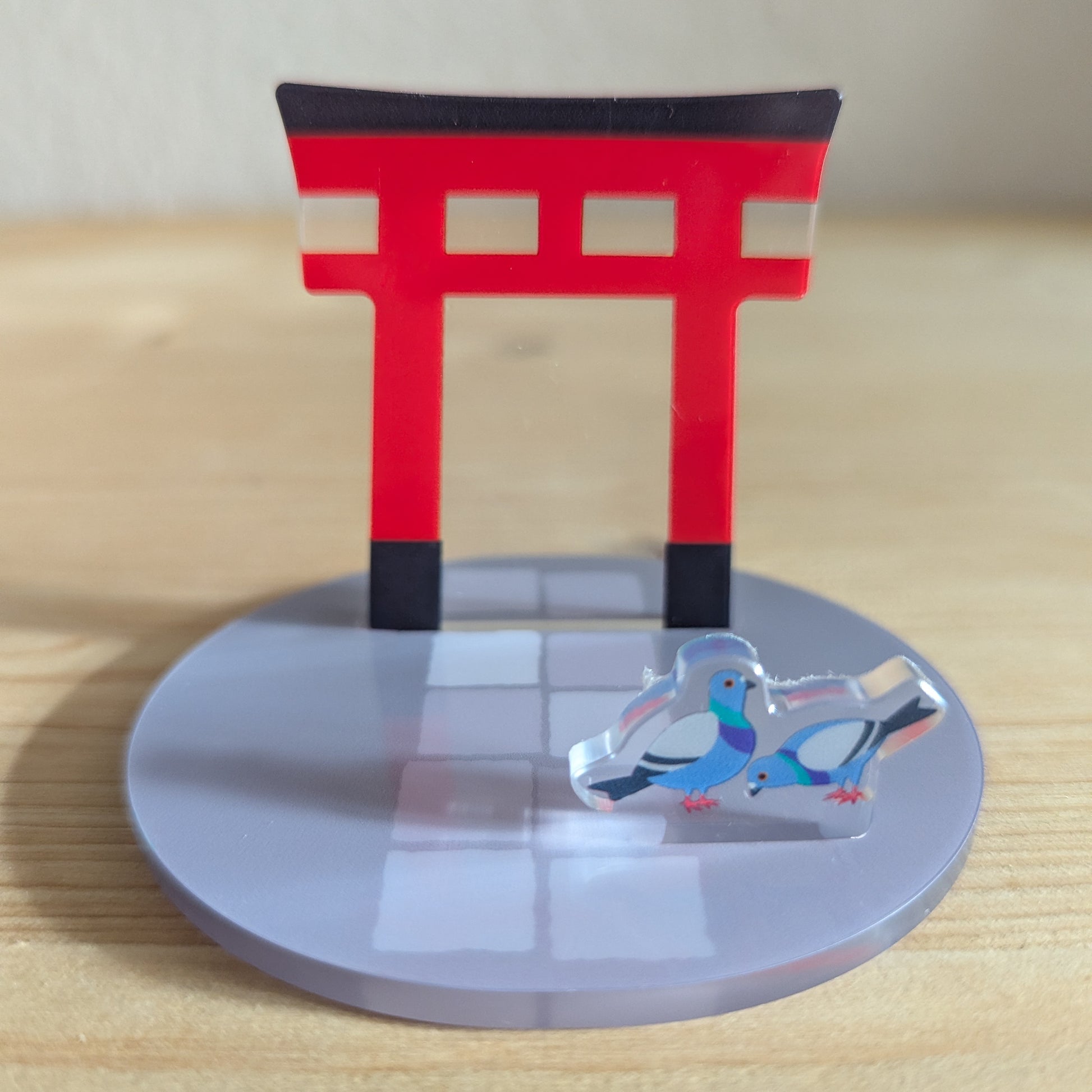 Acryl Smartphone-Ständer Torii – Japanisches Tor-Motiv
