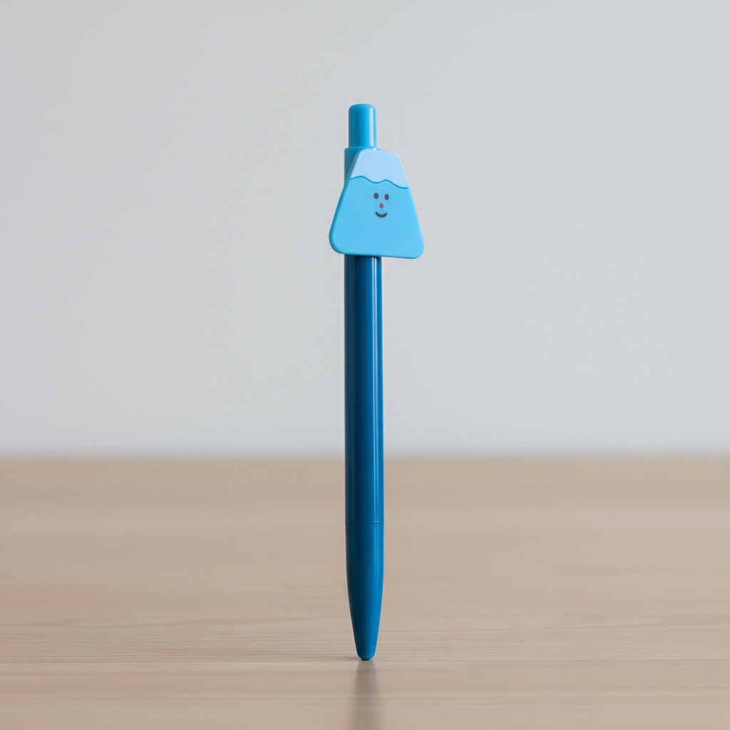 Fuji-san Kugelschreiber – Blauer Stift mit Berg-Motiv