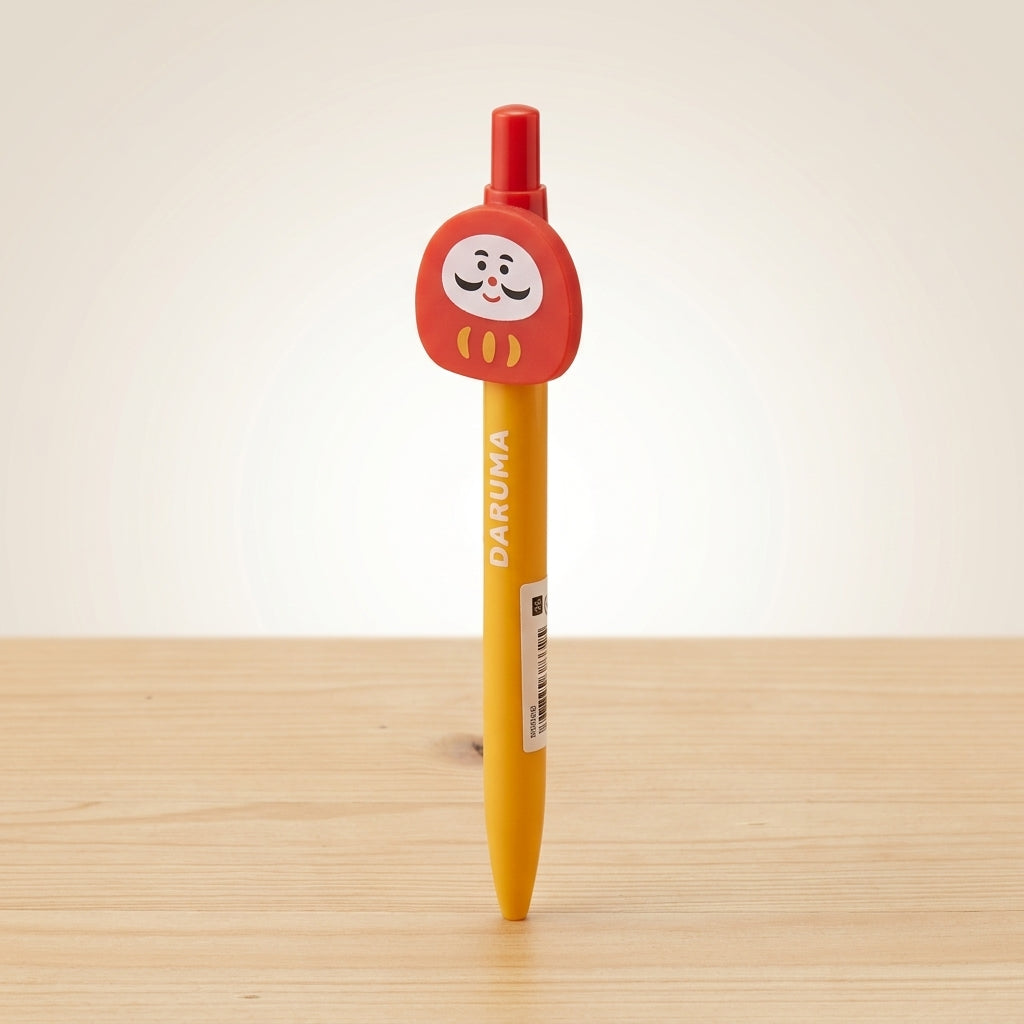 Kugelschreiber – Daruma Glücksbringer-Stift mit japanischem Design