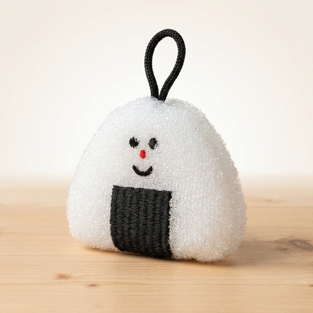 Decole Reinigungsschwamm Onigiri mit Aufhängeschlaufe