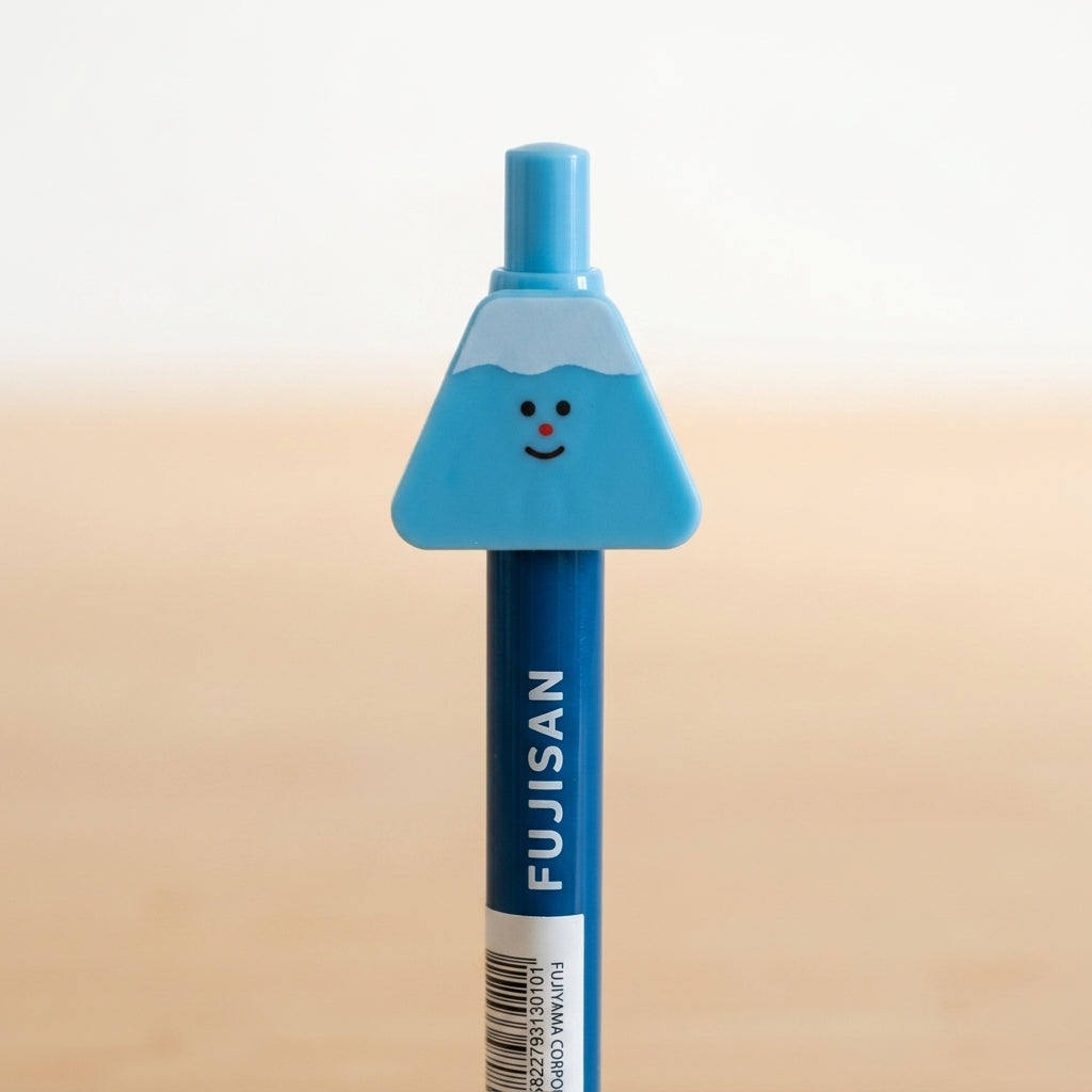 Fuji-san Kugelschreiber – Blauer Stift mit Berg-Motiv